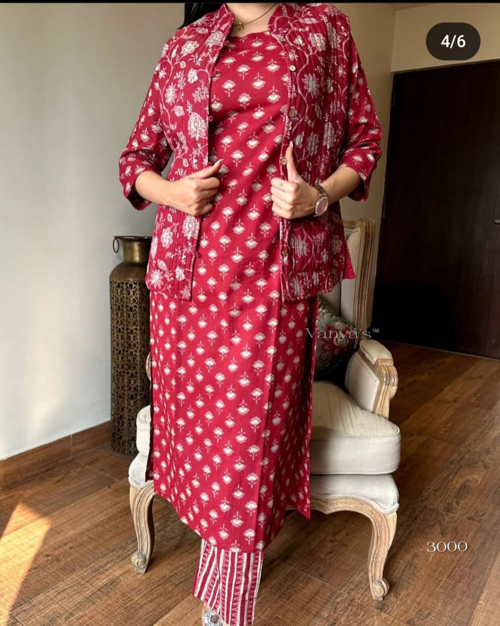 Akshar Red Designer Printed Koti Kurti With Bottom Catalog